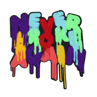 Never Broke Again Multicolor Patch (Large/Chenille)