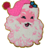 Pink Santa Patch (Large/Chenille)