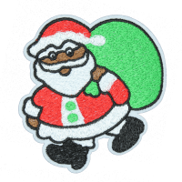 Embroidery Santa Patch (Small/Embroidery)