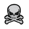 Cross Skull Bone Patch (Small/Embroidery)