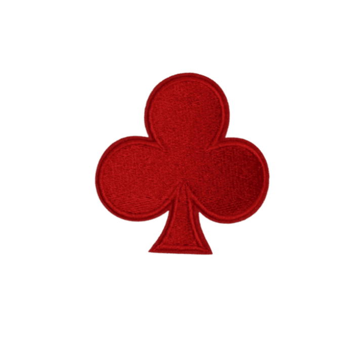 Clubs Cards Patch (Small/Embroidery) - Image 2