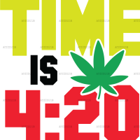 Time is 420 DTF Transfer
