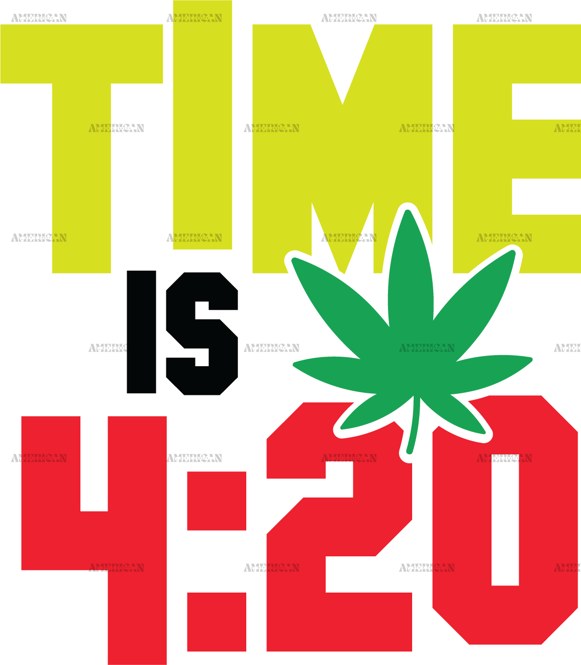 Time is 420 DTF Transfer