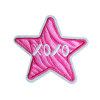 Xoxo Pink Star Patch (Small/Embroidery)