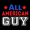 All American Guy DTF Transfer