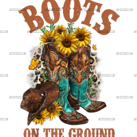 Boots On The Ground-18 DTF Transfer