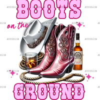 Boots On The Ground-2 DTF Transfer