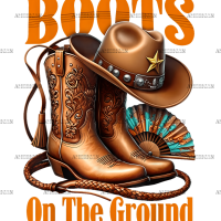 Boots On The Ground-22 DTF Transfer