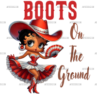 Boots On The Ground-32 DTF Transfer