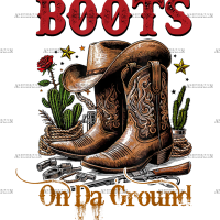 Boots On The Ground-34 DTF Transfer