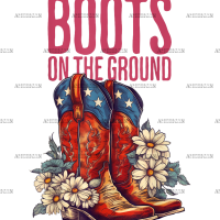 Boots On The Ground-36 DTF Transfer