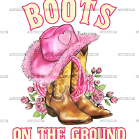 Boots On The Ground-39 DTF Transfer