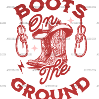 Boots On The Ground-47 DTF Transfer