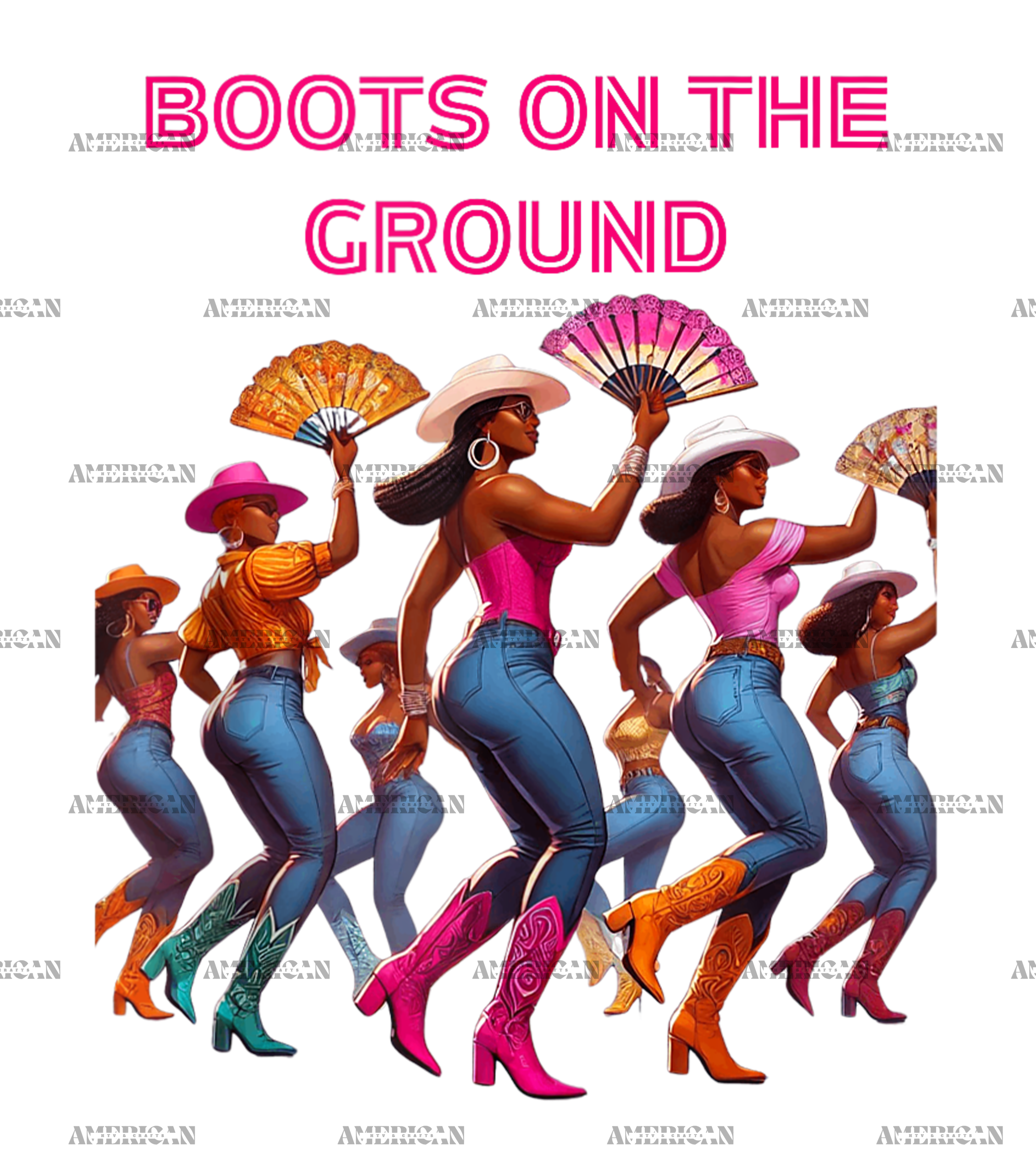 Boots On The Ground-49 DTF Transfer