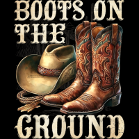 Boots On The Ground-53 DTF Transfer