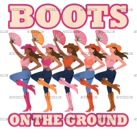 Boots On The Ground-55 DTF Transfer