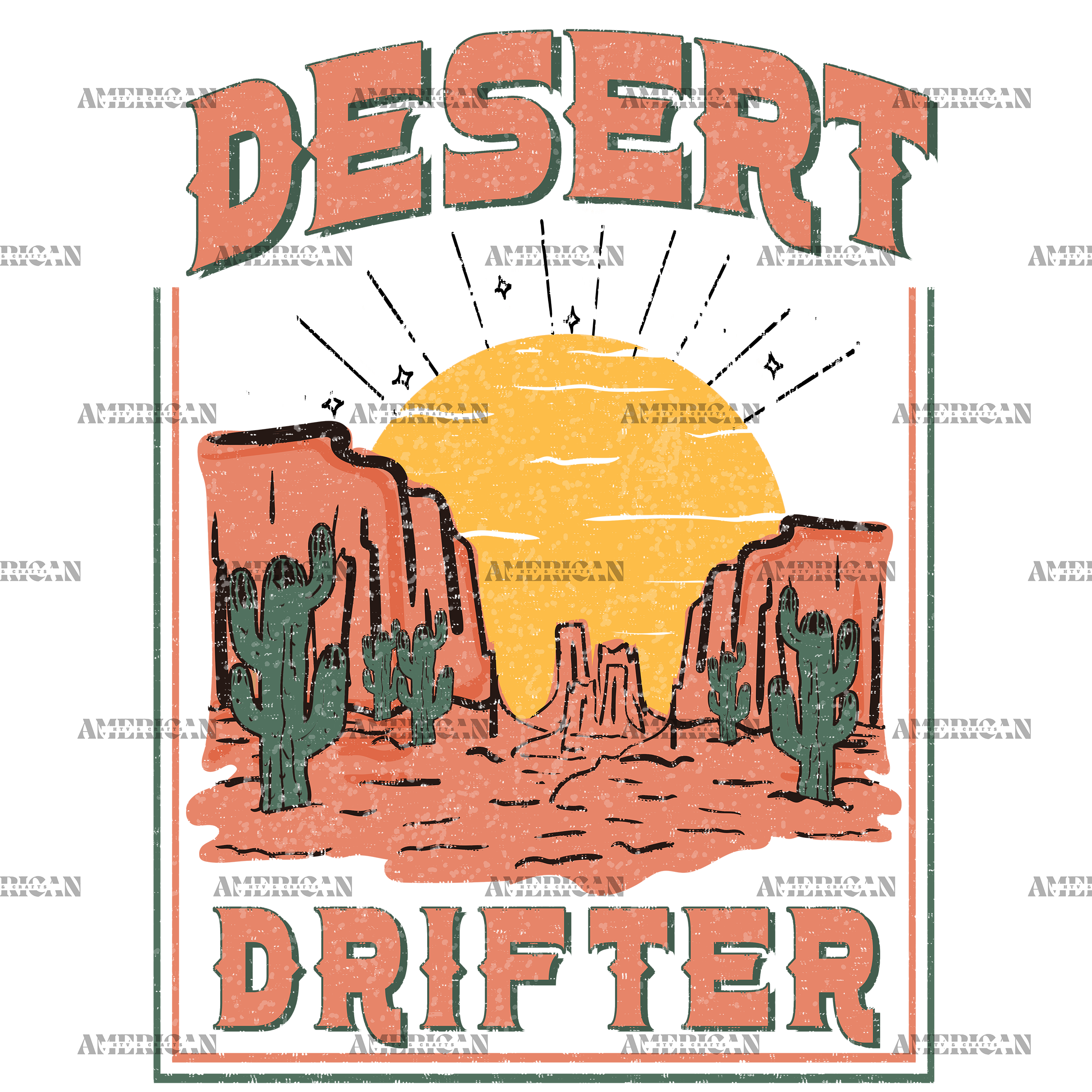 Desert Drifter DTF Transfer