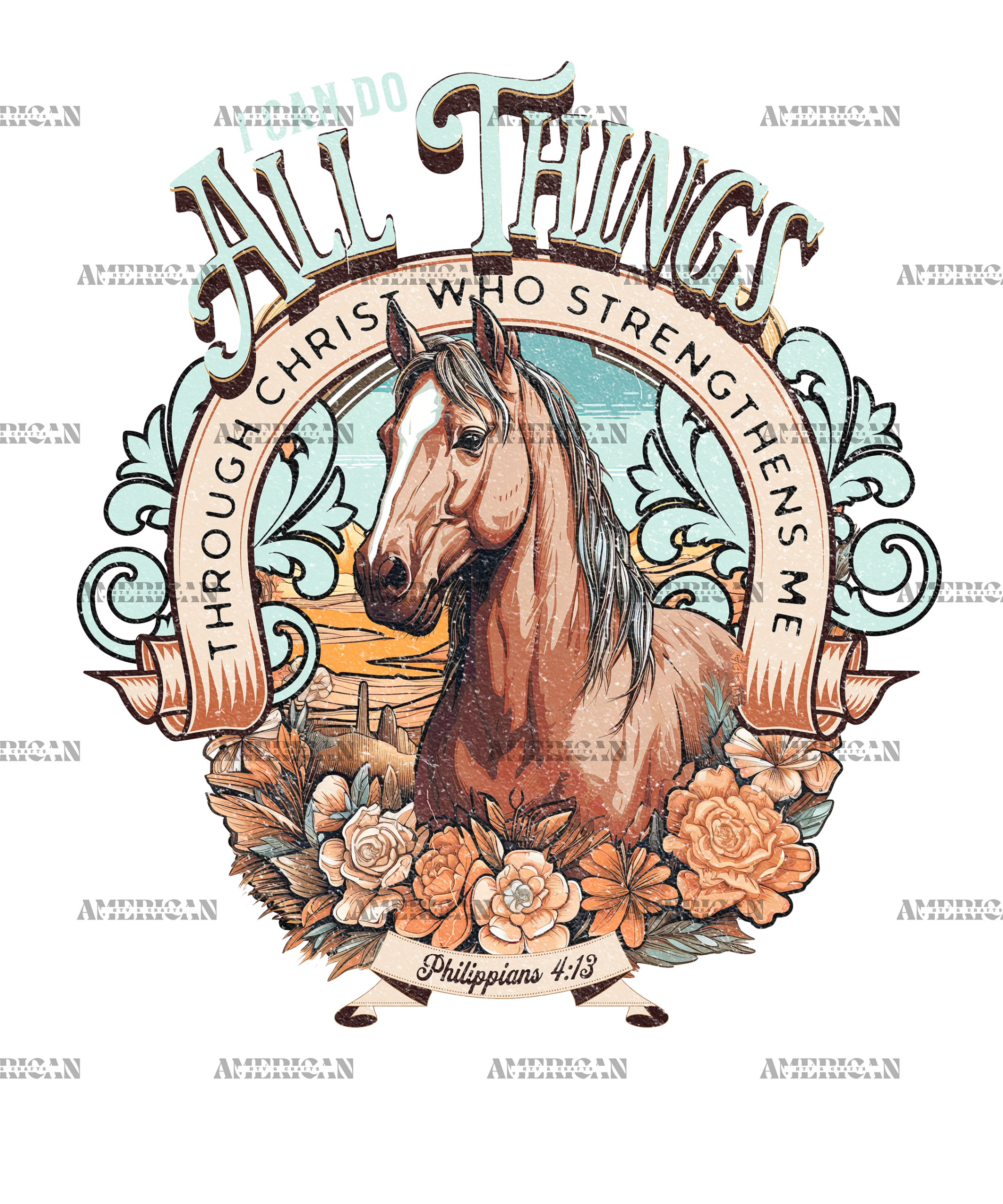 I Can Do All Things Through Christ Who Strengthens Me-2 DTF Transfer