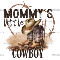Mommy's Little Cowboy DTF Transfer