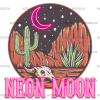 Neon Moon DTF Transfer