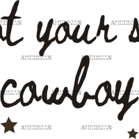 Shoot Your Shot Cowboys DTF Transfer