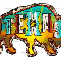 Texas Buffallo DTF Transfer