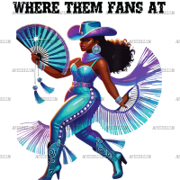 Where Them Fans At-2 DTF Transfer