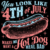 4th Of July Hot Dog-1 DTF Transfer