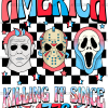 America Killing It Since 1776 Horror DTF Transfer