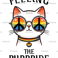 Feeling The Purrride DTF Transfer
