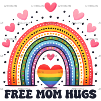 Free Mom Hugs-3 DTF Transfer