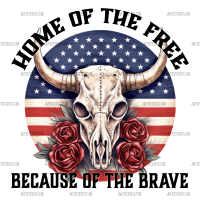 Home Of The Free Because Of The Brave-2 DTF Transfer