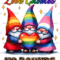 Love Gnomes No Bounds DTF Transfer