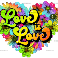 Love Is Love Heart DTF Transfer