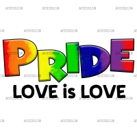 Pride Love Is Love-2 DTF Transfer
