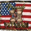 Proud Veteran DTF Transfer