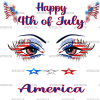 Happy 4th Of July America DTF Transfer