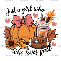 Just A Girl Who Loves Fall-6 DTF Transfer