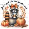 Just A Girl Who Loves Pumpkin Spice-3 DTF Transfer