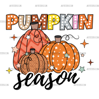 Pumpkin Season-10 DTF Transfer