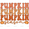 Pumpkin Season-3 Dotted DTF Transfer