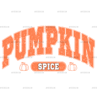 Pumpkin Spice Dotted DTF Transfer
