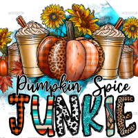 Pumpkin Spice Junkie DTF Transfer