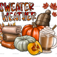 Sweater Weather DTF Transfer