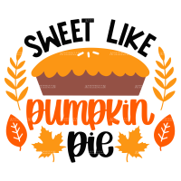 Sweet Like Pumpkin Pie DTF Transfer